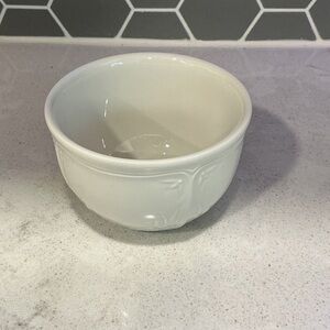 Cream Porcelain Opened Sugar Bowl